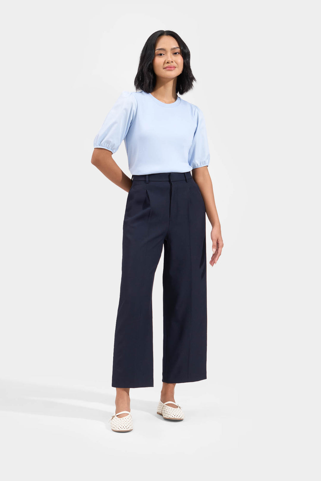 Straight Leg Trousers