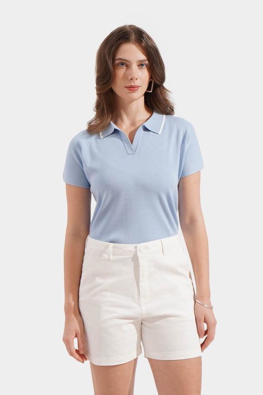 Polo with Contrast Tipping