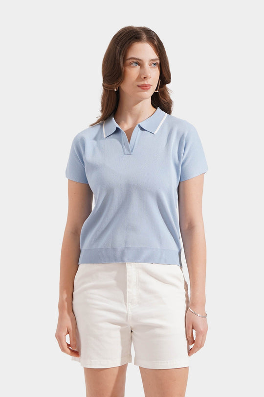 Polo with Contrast Tipping
