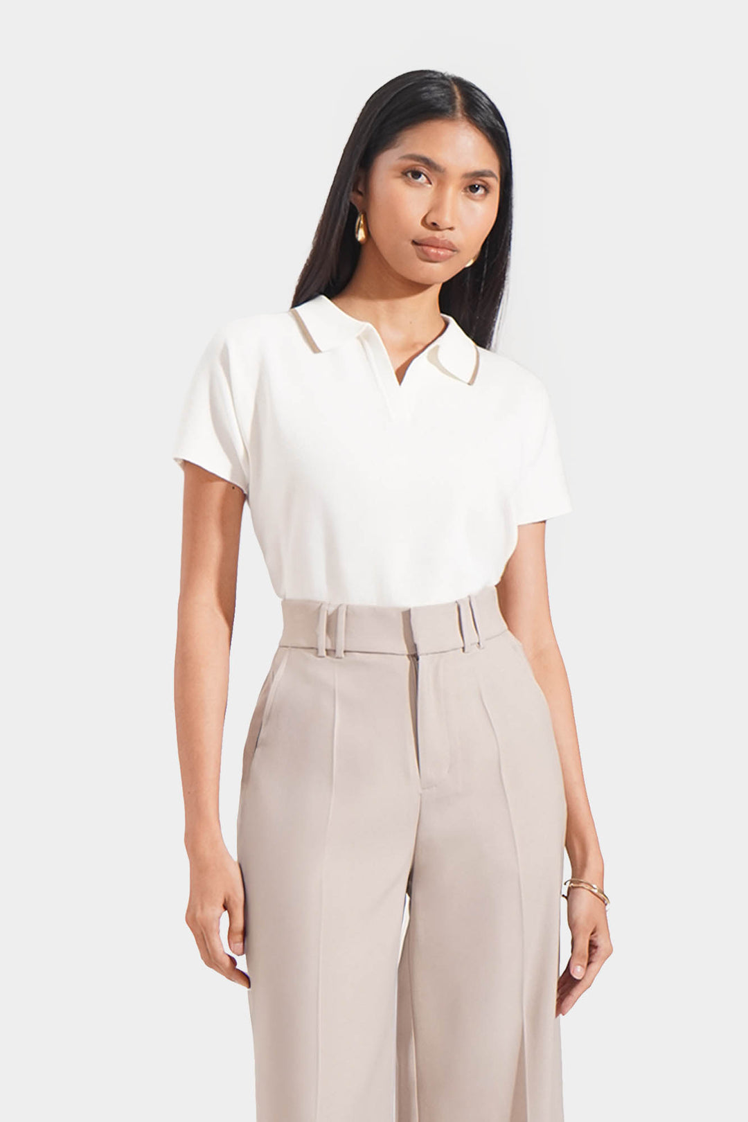 Polo with Contrast Tipping