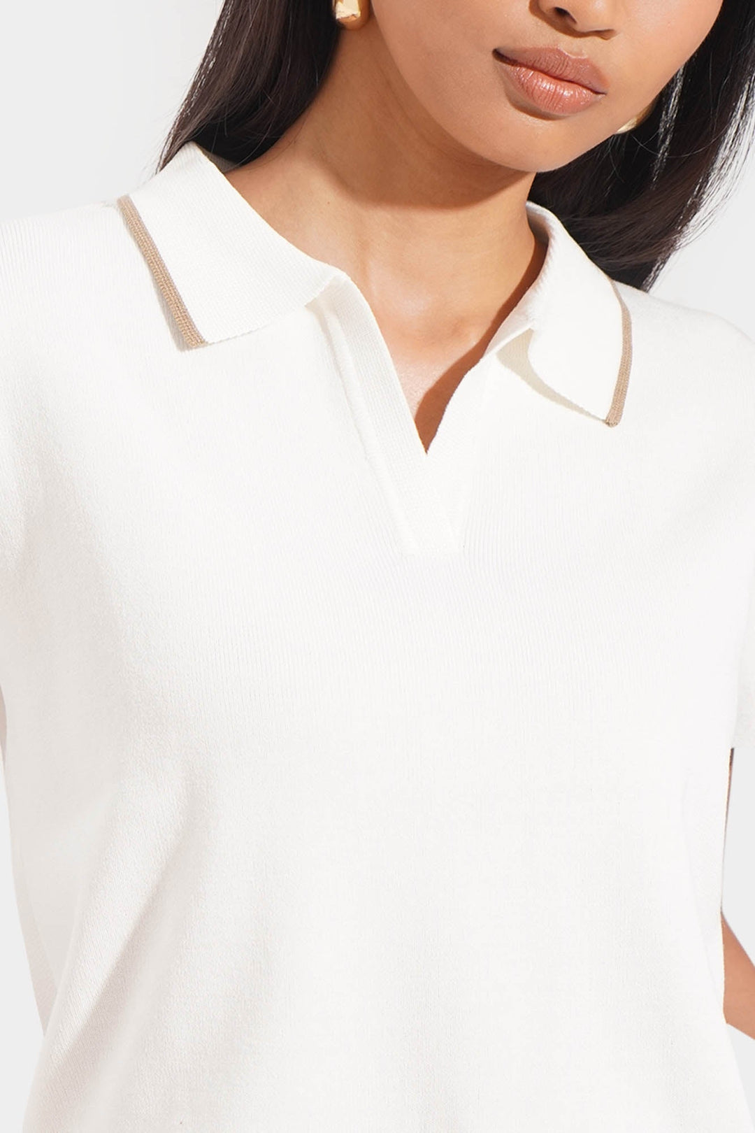 Polo with Contrast Tipping