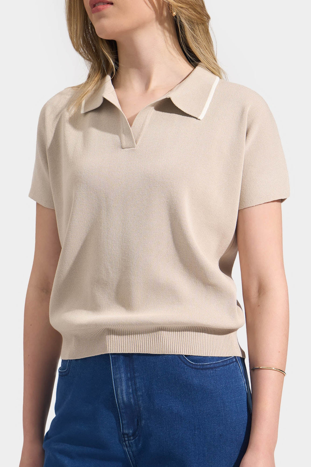 Polo with Contrast Tipping