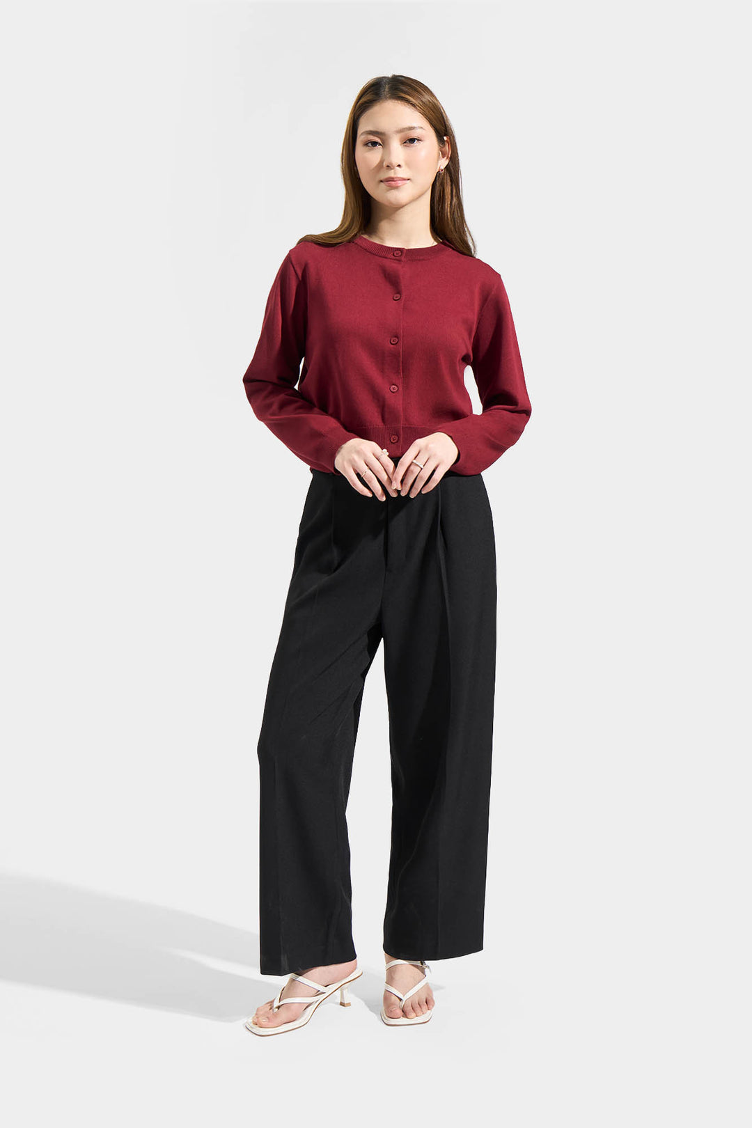 Button Down Knit Cardigan