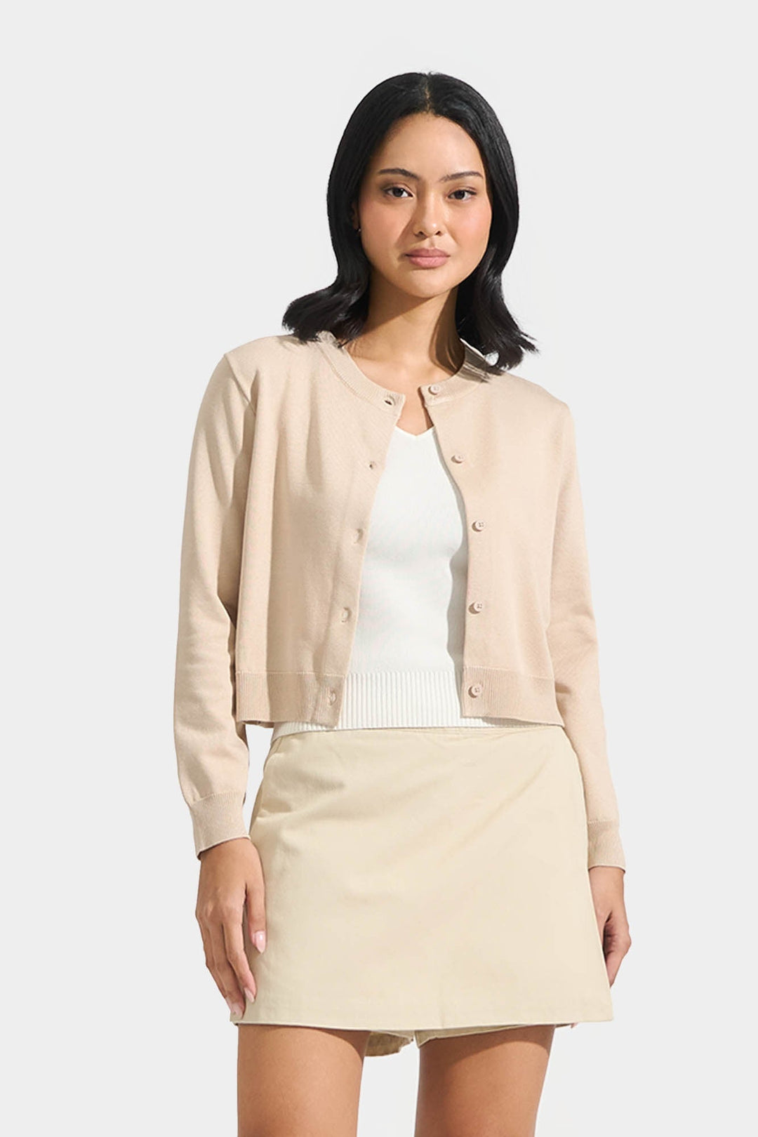 Button Down Knit Cardigan