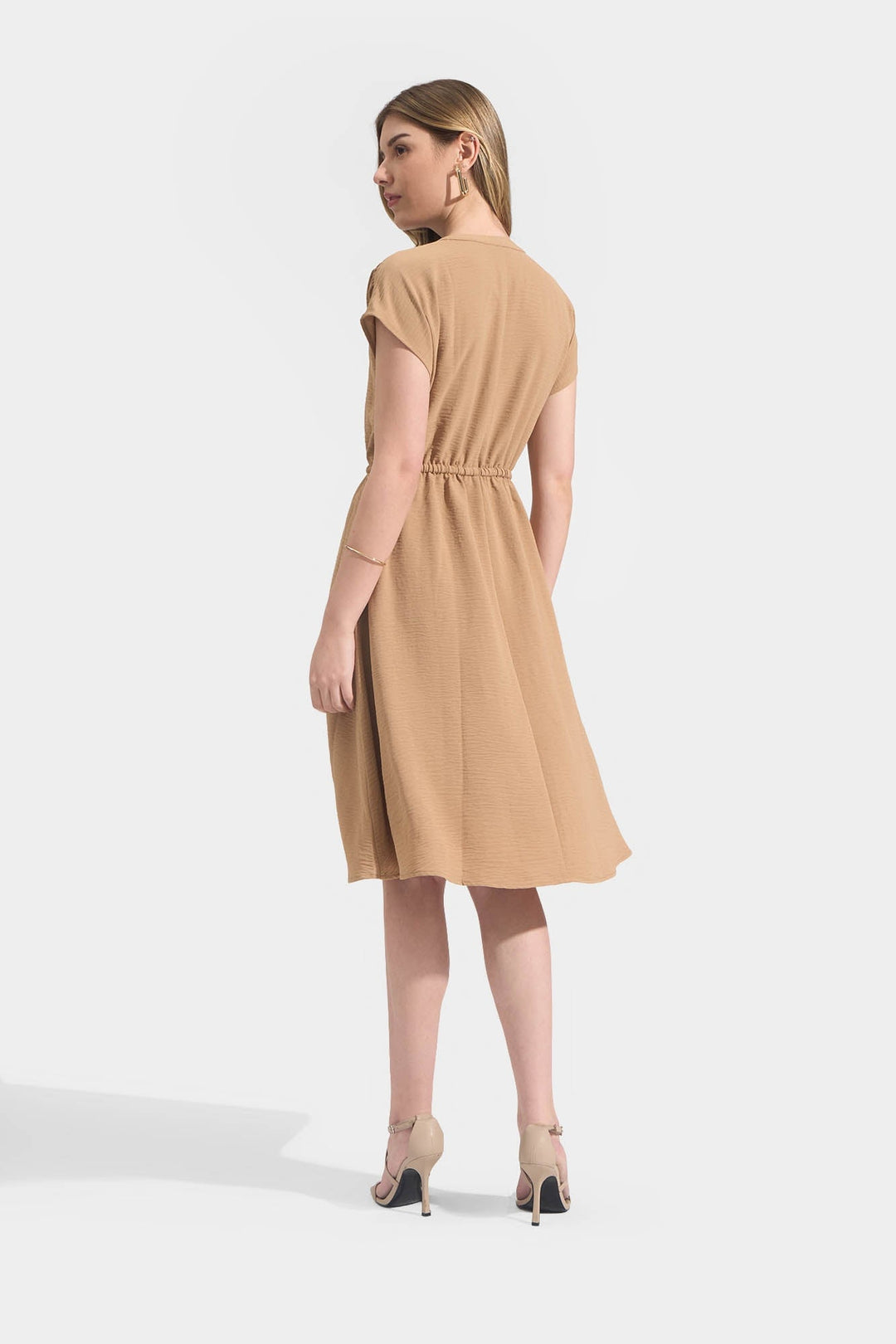 Easy Dress with Tie Front Detail