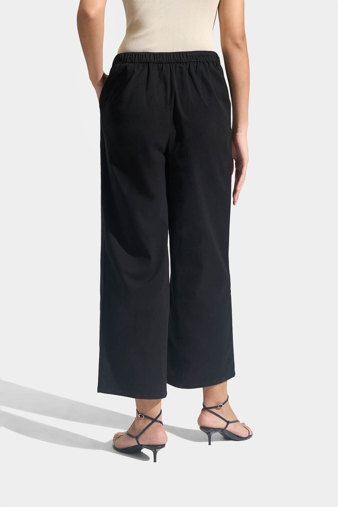 Cozy: Pull Up Straight Leg Trousers
