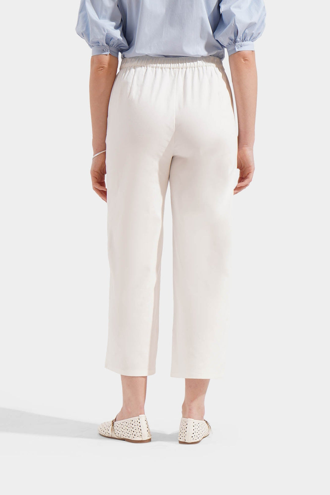Cozy: Pull Up Straight Leg Trousers