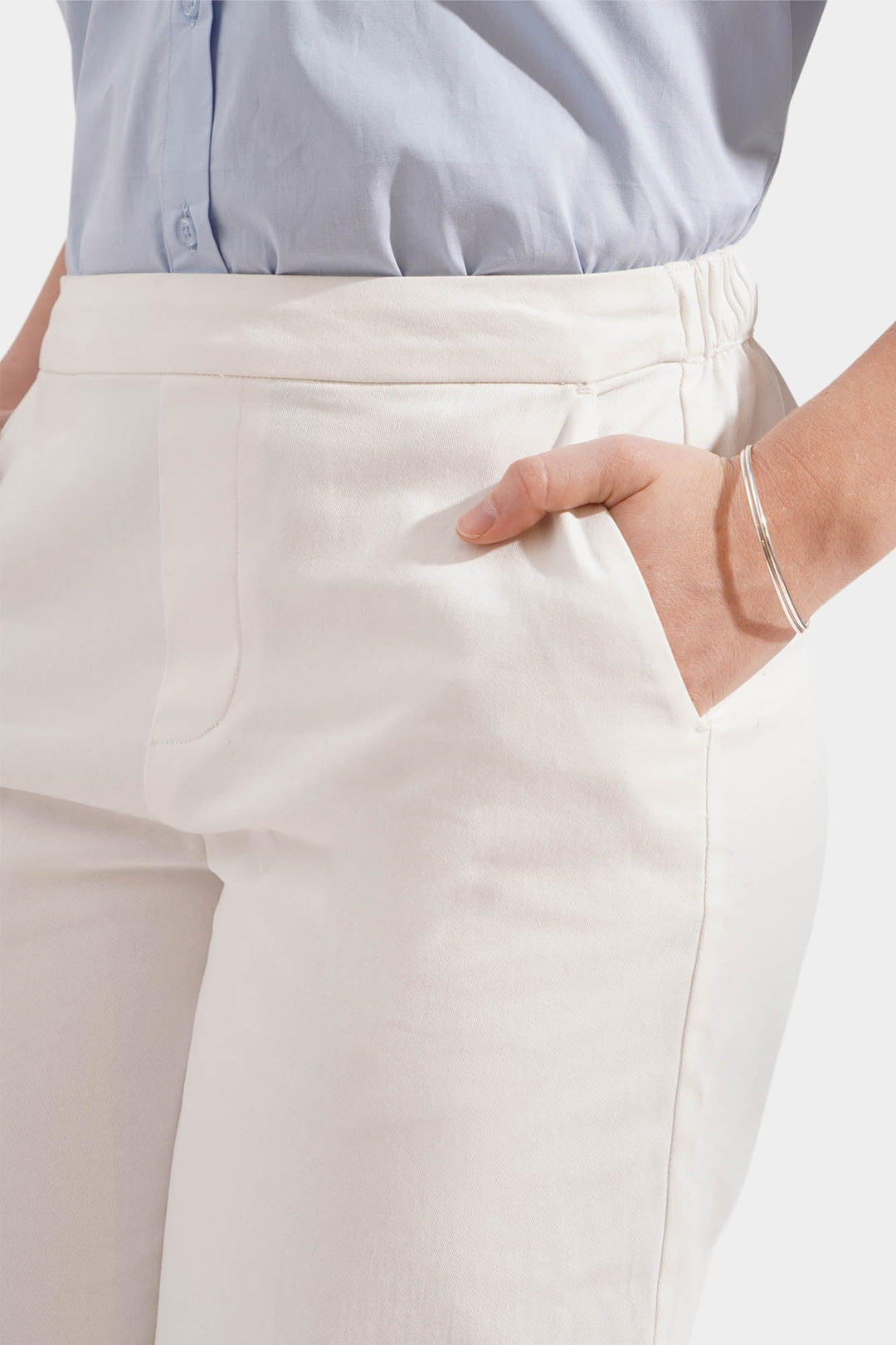 Cozy: Pull Up Straight Leg Trousers