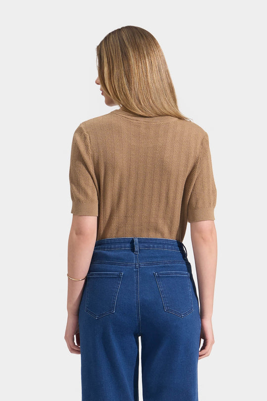 Textured Knit Tee