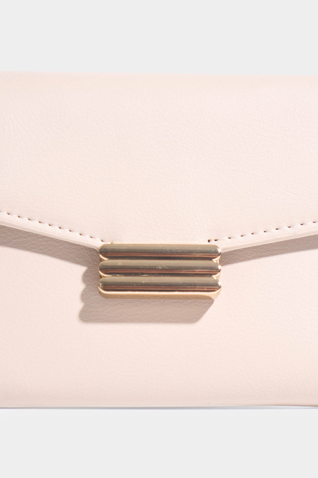 Wallet with Gold Hardware Detail