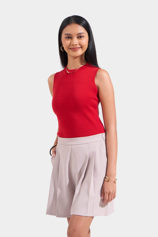 Knitted Sleeveless Top