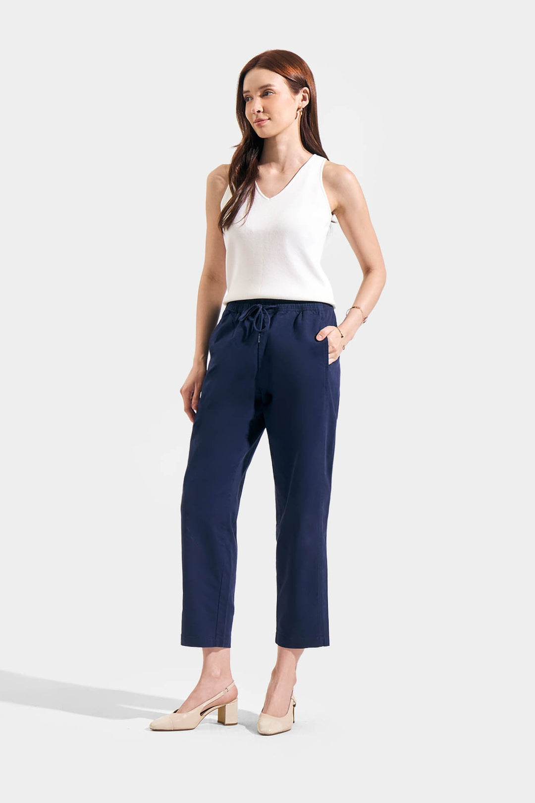 Cozy: Everyday Trousers with Seam Detail