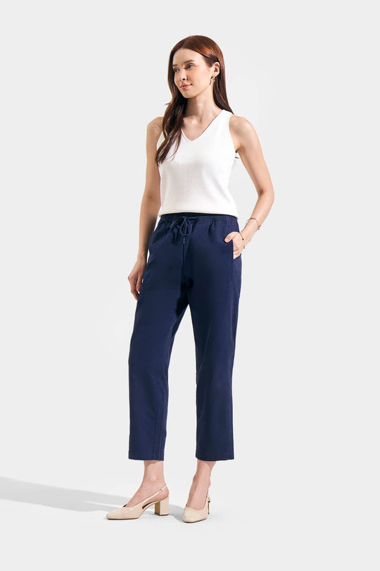 Cozy: Everyday Trousers with Seam Detail