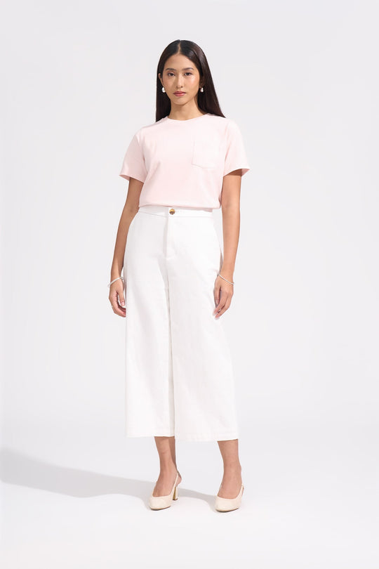 Boxy Tee with Patch Pocket