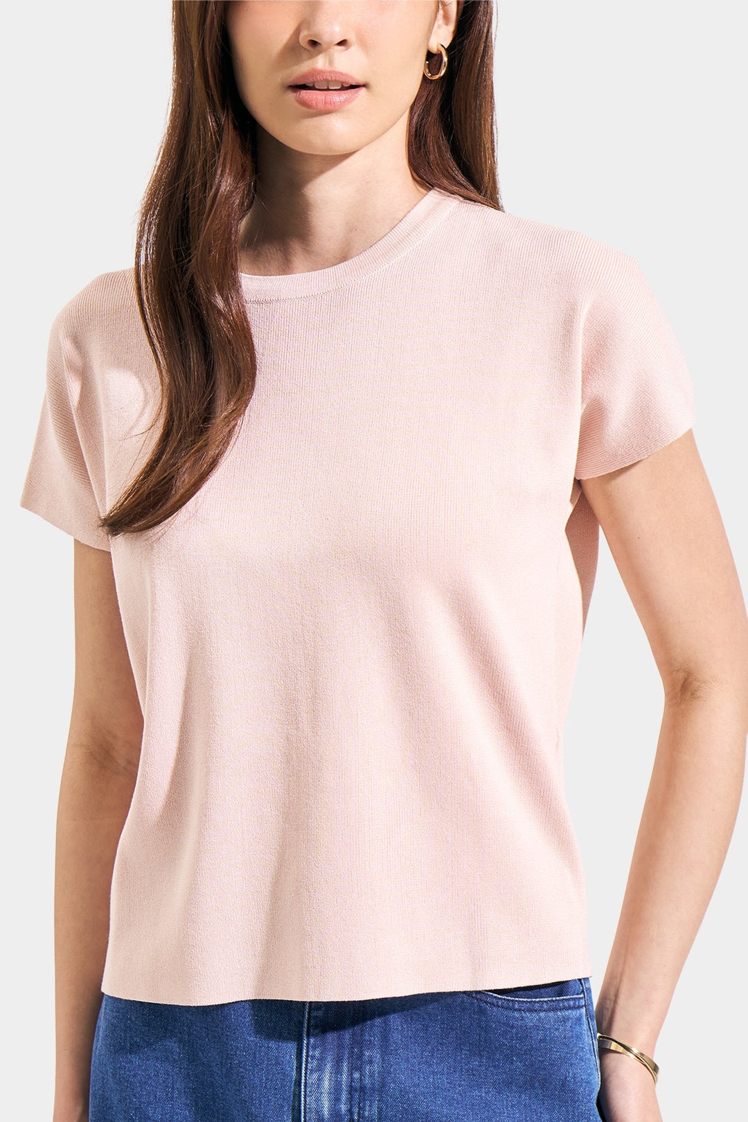 Flat Knit T-Shirt