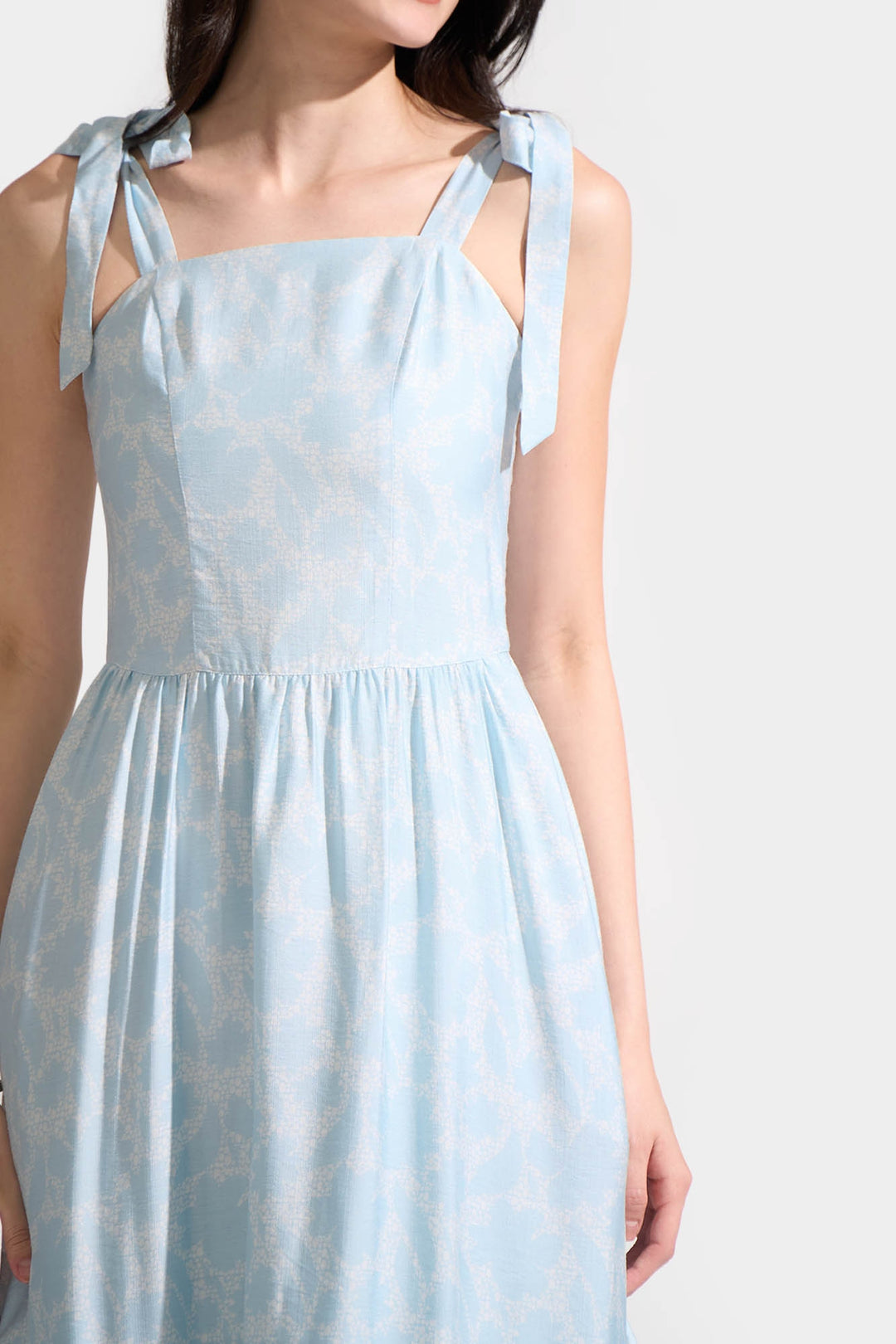 Sleeveless Tiered Floral Dress