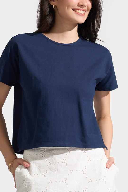 Tee with Side Slits