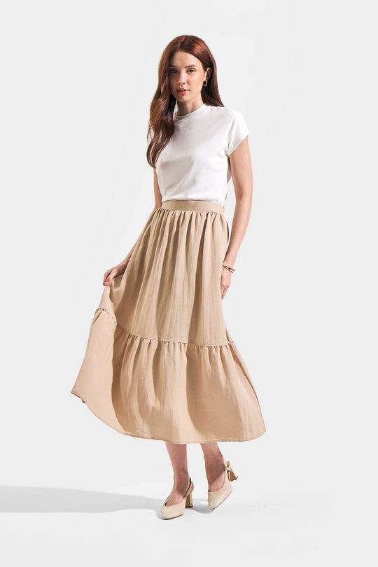 Tiered Maxi Skirt